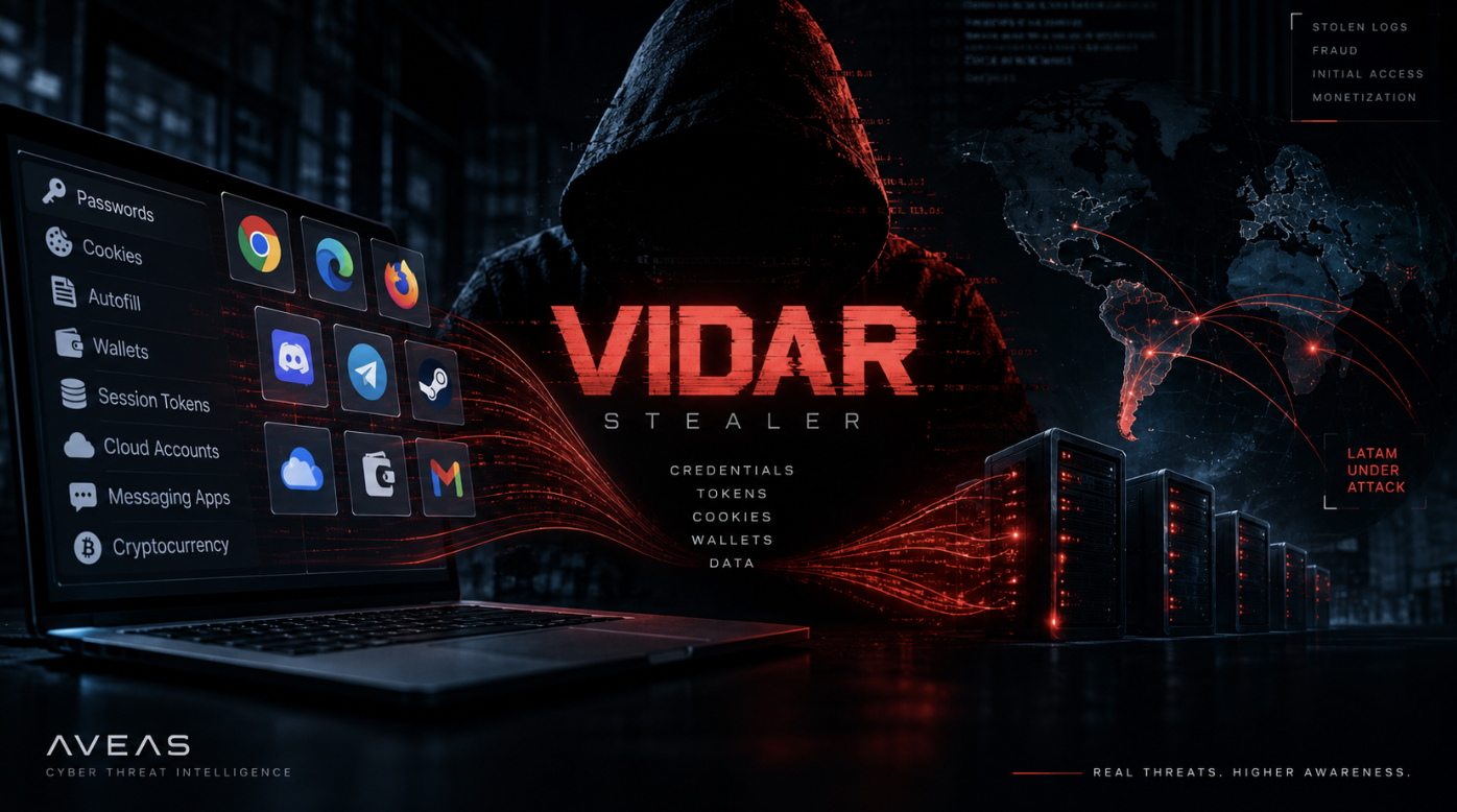 VIDAR Stealer y su ecosistema moderno de robo de credenciales e información